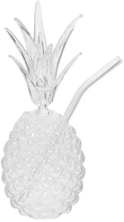 POPETPOP Verre à Boisson Forme Ananas Verre Cocktail Ananas Pour Boissons Décoration Maison Bar Fête