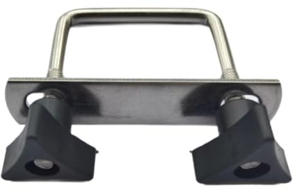 predolo Dachbox U Bolzenklemme, Dachgepäckträgerklemme, Robuste Haltbarkeit, Edelstahl, Premium Befestigung, Ersatzteile, Autozubehör, Groß