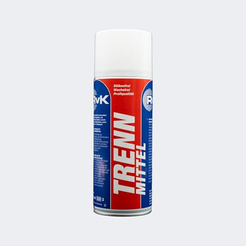 RvK Spray professionale antiagglomerante 400 ml – Senza silicone – Per tecnologia di saldatura, lavorazione dei metalli e lavorazione della plastica – Effetto di separazione e lubrificazione preciso