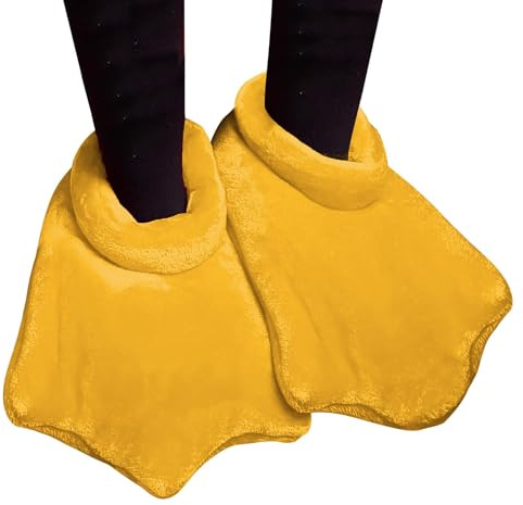 Chaussons à Pattes de Canard, Unisexes en Peluche Douce avec Animaux,Chausson d'hiver Femmes Hommes Chausson en Peluche Animaux Cartoon Home Slippers