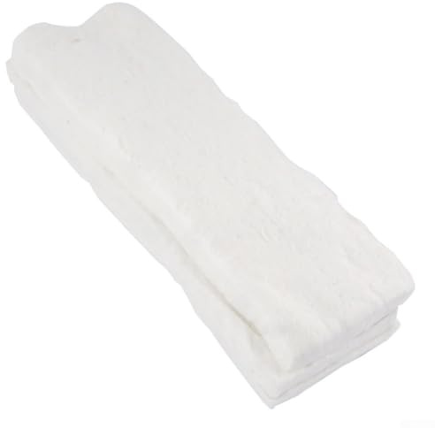Keramikschwamm für Bioethanol-Kamine, 30 x 10 x 3 cm, weiß, hoch 1206 °C, Kalzium-Magnesium-Silikatfaser, 3er-Pack (30 x 10 x ,5 cm)