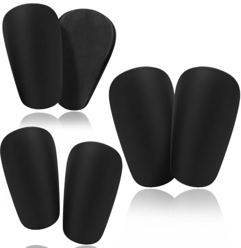 HGWOUY 3 Paires Mini Protege Tibia Foot Protections | Double Couche d'équipement de Protection, Ergonomiques Shin Guards pour Garçons, Filles et Adolescents