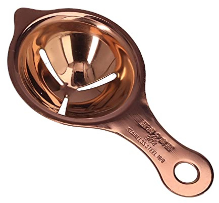 mingzhe Séparateur D'œufs en Acier Inoxydable, avec Bouche Pointue et Trou de Suspension, pour Filtrer Rapidement Le Jaune D'œuf et Le Blanc, Outils de Cuisson