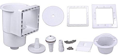 well2wellness® Pool Skimmer Set S1 / Oberflächenskimmer komplett inkl. Einlaufdüse