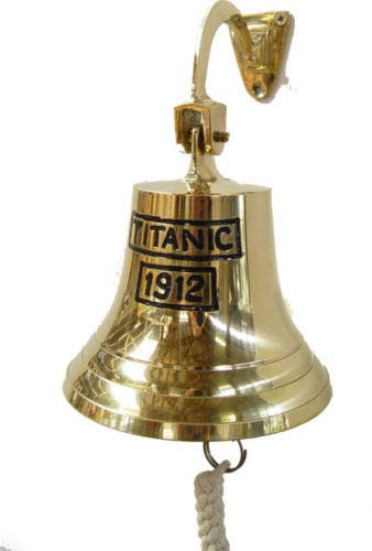 Moritz Titanic Schiffsglocke 1912 Messing Glocke Nostalgie Nautic Maritim (Ø 12 cm)