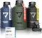 ABOVE. Edelstahl Trinkflasche 1.3L / 2.2L – BPA-frei, Auslaufsicher & Robust – 2L Metallflasche mit Extra Trinkverschluss für Sport, Fitness & Outdoor I Keine Thermosflasche (Olive, 1.3L)