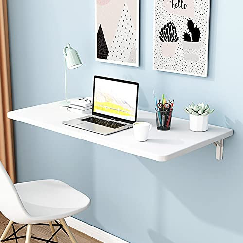 MMleYN Wandklapptisch Küche, Wandklapptisch Halbrund Zusammenklappbar, Wandschreibtisch, Küche Wandmontierte Tische Für Home Office/wäscherei/hausbar/küche Und Esszimmer ( Color : A , Size : 90*50cm/3