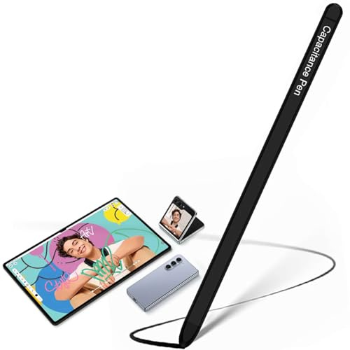 Fold5 Stylus Pen für Samsung Galaxy Z Fold5, Stifte für Fold 5/Samsung Tab A9+/Pad, Samsung s Ultra Pen, Android/Chromebook Stylus Pen, Android Tablet Stylus, Fine Point Stylus-Schwarz