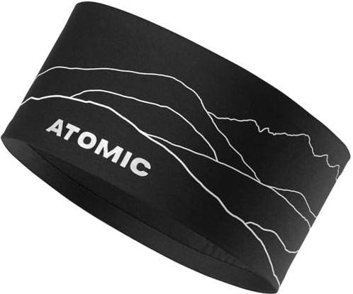 ATOMIC ALPS TECH HEADBAND - Atmungsaktives Outdoor Stirnband - Komfort Ohrenschützer mit integriertem Schweißband - Warme & bequeme Ohrenwärmer - Schweißresistentes Skistirnband für Winter-Sport