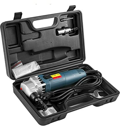 JOXLOVER Roditrice elettrica 380W/625W Lamiera Roditrice Spessore di Taglio 1.8/4mm for Acciaio Plastica Rame Vetro Metallo Facile da Usare(380W)