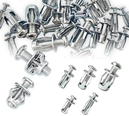 YIRGJERON 50 Set Expansion Screw Petal Nut, M4 M5 M6 M8