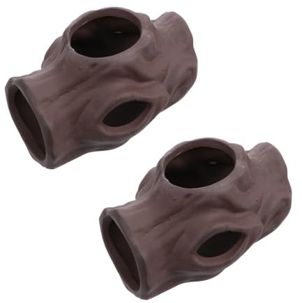 YARNOW 2stücke Aquarium Dekorative Garnelen Höhle Ornament Für Fische Versteck Schmuck