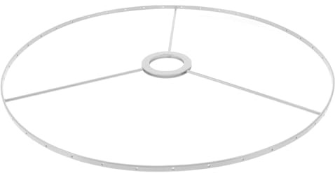 KONTONTY Lampenschirmrahmenring aus Eisen mit E27 Fassung und 4cm Lochdurchmesser Selbstgemacht Freundlicher Lampenschirmhalter für Innenraumgestaltung und Einfache Reinigung