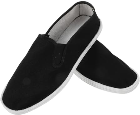Anneome Taichi Schuhe aus Atmungsaktivem mit Rutschfester Baumwollsohle Traditionelle Kung Fu Trainingsschuhe für Männer und Frauen Vielseitig für Tai Chi und Alltag Geeignet