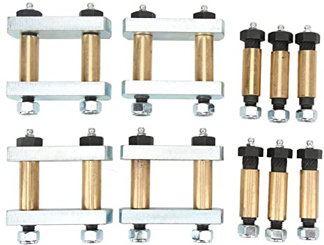 MasYosh Kit di Aggiornamento Grillo per Carichi Pesanti, Bulloni in Acciaio Ingrassabili con Asse Tandem, Meno Manutenzione, con Grilli da 2,25 Pollici, per Equaflex di Serie CRE3000