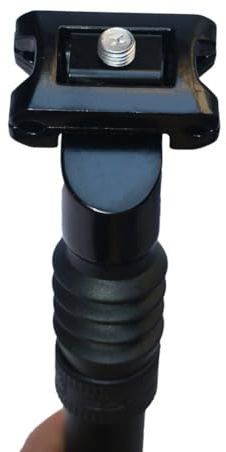 CashMuch Stoßdämpfende Fahrradsattelstütze, Aluminiumlegierung, Federsattelstütze mit verstellbarem Rückprall, 350 mm Länge für Fahrräder mit 30,4 mm/30,9 mm/31,6 mm Durchmesser, Schwarz