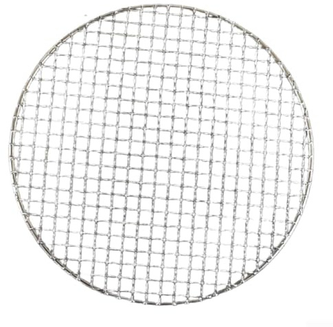 Stainless Steel Round Cooking Mesh Net for Barbecue Baking Tray Grilling and Roasting Applications Rust Proof 304 Material Construction (30cm)