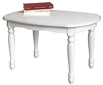 Table basse ovale laque uni-style