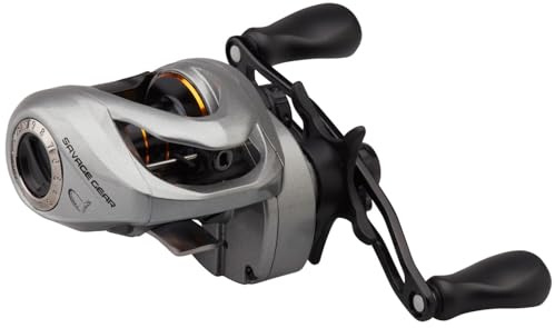 Savage Gear Raubfischrolle zum Spinnfischen SG6 250 LH BC Rolle 8.1:1