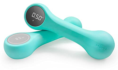 Hantel 2er-Set AsVIVA KH3 Kurzhantel 1 kg Gymnastikhantel (Türkis/ 2 x 0,5 kg) Dumbbell | Ideal für Gymnastik, leichtes Krafttraining oder als Ergänzung zu Ihrem Workout