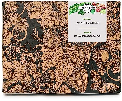 Magic Garden Seeds Regalo de semillas bio Tabacos raros, 4 variedades