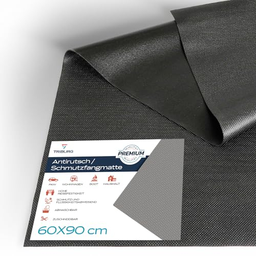 TRIBURG Tapis antidérapant Universel 60x90 cm Imperméable et découpable - Tapis de Coffre - Tapis antidérapant pour Voiture - Tapis antidérapant pour tiroirs - Tapis de Protection de Coffre