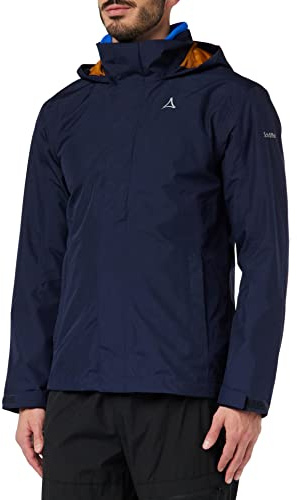 Schöffel Chaqueta 3 en 1 para Hombre Partinello M, Chaqueta de Invierno Impermeable y Cortavientos con Chaqueta de Forro Polar, cómoda Chaqueta Impermeable con Capucha Ajustable