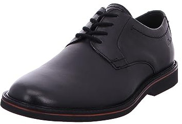 Clarks Atticus Ltlace, Oxford Uomo, Nero, 41.5 EU