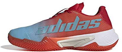adidas Barricade W Clay - Zapatillas Deportivas para Mujer, Preloved Blue Silver Met Preloved Red, 40 EU