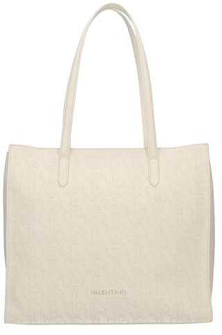 VALENTINO Wave Shopping Bag Cream White