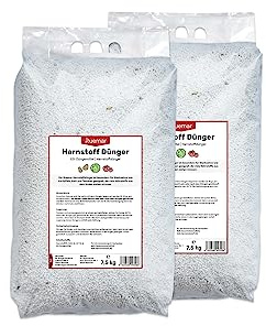 Ruemar Harnstoff Dünger 46% Stickstoff Gemüsedünger für Starkzehrer Langzeitdünger - Hohe Erträge robustes Wachstum Tomaten Kartoffeln Kohl Kürbis Kohl Paprika (15 kg)