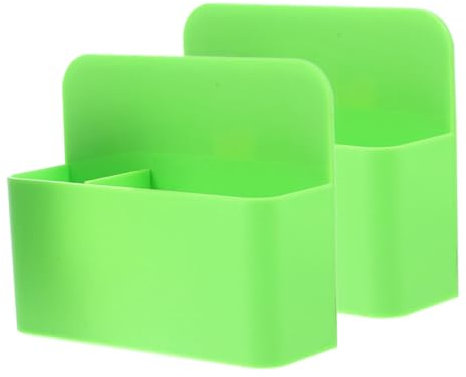 EXCEART 2st Magnetische Whiteboard-aufkleber Magnetischer Stiftbecher Stift-organizer Markierungsbox Zur Wandmontage Stifthalter Zur Wandmontage Kind Whiteboard-radierer Multifunktion