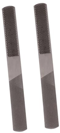 UKCOCO 2stücke Carbonstahl Raspel Feile Für Holzarbeiten Halbrund Und Flach Vielseitiges Werkzeug Für Holzschnitzerei Und Polieren Langlebig Und Praktisch