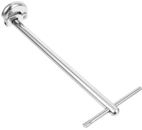 Veemoon Adjustable Wrench for Basin Plumbing Water Pipe Wrench Adjustable Head for Tight Spaces for Bathroom Sink and Faucet Installation