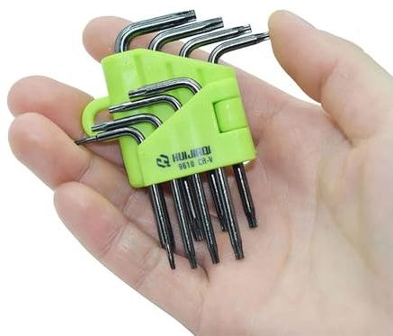 Jeu de clés Torx coudées en forme d'étoile pour manette de PS3 PS4 PS5 T8 T9 T10 T15 T20