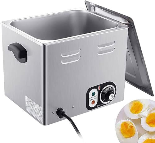 GEHPYYDS Hervidor de Huevos Hervidor de Huevos eléctrico 2600w 60 Piezas Hervidor de Huevos de Aguas Termales Comercial Hervidor de Huevos de Gran Capacidad Vaporizador de Huevos 30~110 ° C
