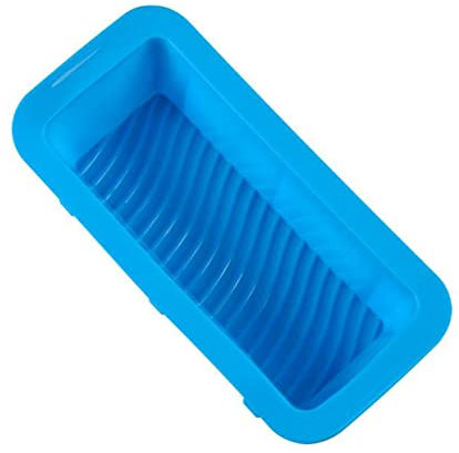 Ciieeo Moldes Para Hornear Tartas y Bolos Molde Rectangular De Silicona Antiadherente Fácil De Desmoldar Para Pan y Pasteles