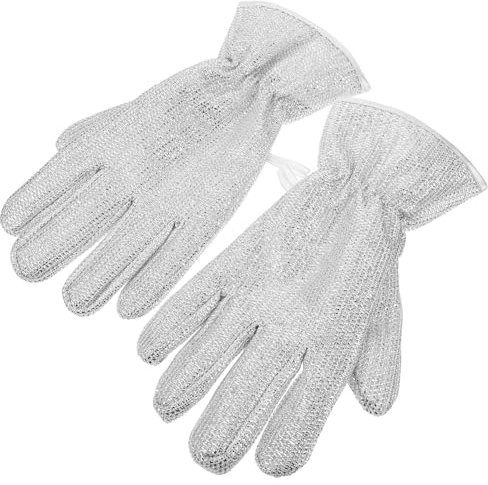 WATIIFUFU Spülhandschuhe Aus Alufolie Und Gummi Ölfeste Handschuhe Für Geschirrspülen Und Küchenreinigung Lange Reinigungshandschuhe Zum Putzen