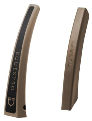 EQUESTRO Staffe di sicurezza con braccetto in silicone Supernova WALNUT
