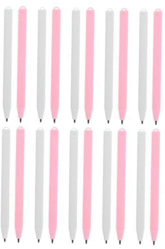 Hoement Universal Stylus Pens Lightweight and Portable 20pcs for Lcd Writing Tablet, High Precision Plastic Drawing Tablet Pen Replacement for Casual and Professional Use