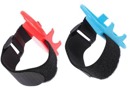 SHINEOFI 2 pièces Bracelet Réglable pour Manette Switch Sangle Élastique Antidérapante pour Contrôleur de Jeu Lot de Compatible avec Manette Accessoires Manette Switch pour Maintien