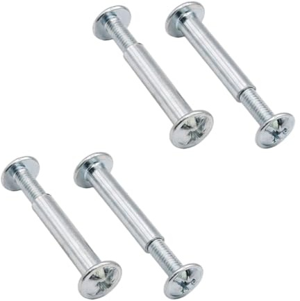 Verbindungsschrauben-Set für IKEA PAX, BILLY, VITVAL & INLÄGG – M4 Möbelverbinder aus verzinktem Stahl Ersatz für 100402 & 100644