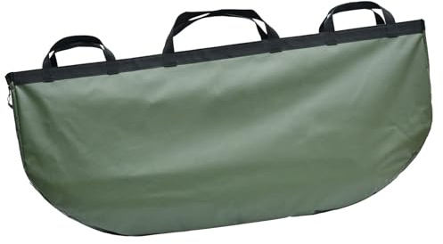 TIKATARER Borsa Grande per Rete da Pesca, Rete da Pesca Pieghevole, Sacco per Carpa da Atterraggio Spaziosa Borsa per Trasporto Pesci, Ideale per Attrezzatura per Carpa, 50,39x22,83x4,72 Pollici