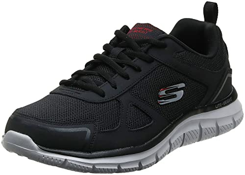 Skechers Herren Track-Scloric Sneaker, Schwarz (Black 52631-Bbk), 45.5 EU