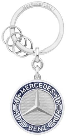 Mercedes-Benz Collection Schlüsselanhänger Brüssel | Schlüsselanhänger aus Zinkdruckguss mit Mehreren Minispaltringen