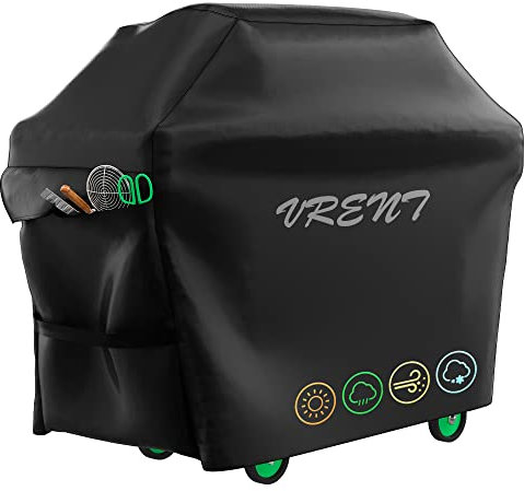 Grillabdeckung Wetterfest,Grill Abdeckhaube, Gasgrill,Gasgrill Abdeckung,Abdeckplane Grill,Wasserdicht,Winddicht,UV-Beständiges,Reißfest Grill (145 x61 x117CM)