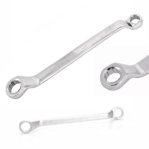 Doppel Ringschlüssel Ringschlüssel gekröpft Vielzahn Maulschlüssel Metrischer Double Deep Offset Ringschlüsselschlüssel 5,5mm - 32mm