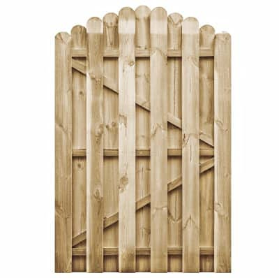 Wakects Gartentor,Holzgartentor Kiefer Imprägniert Gartentor 100 x 150 cm Gartentor Zauntor Eingangstor für Garten Hof oder Terrasse