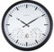NeXtime 4306ZW Wanduhr, Kunststoff, Schwarz, 50.8cm