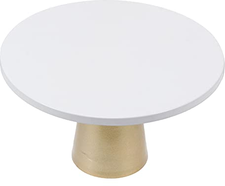 BESTonZON Decorative Cake Stand for Wedding Rustic Dessert Tray for Afternoon Tea Cake Display Shelf for Banquet Party Food Tray